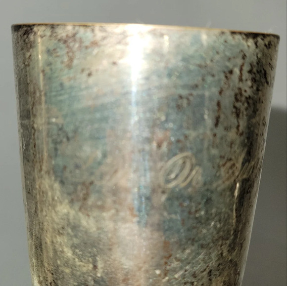 Antique Champagne Flute Glasses S. P. Brass India Brass Copper - Picture 10 of 13